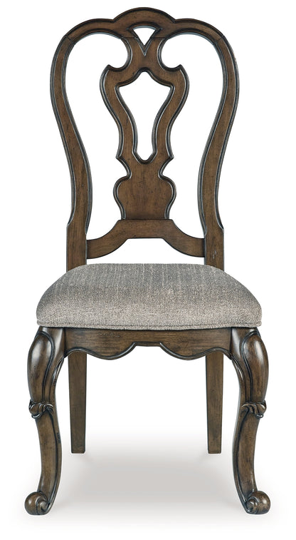 Maylee Dining Table with 6 Chairs and Buffet and Hutch