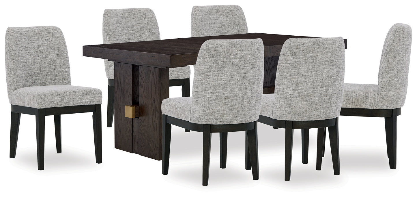 Burkhaus Dining Table and 6 Chairs