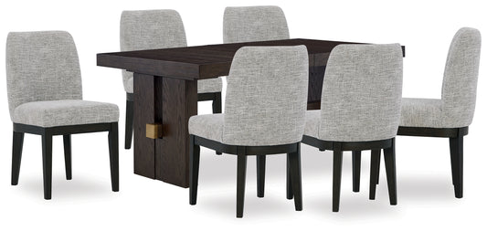 Burkhaus Dining Table and 6 Chairs