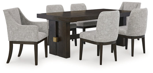 Burkhaus Dining Table and 6 Chairs