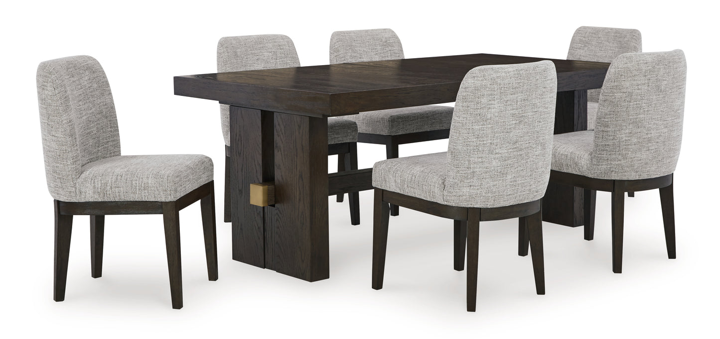 Burkhaus Dining Table and 6 Chairs