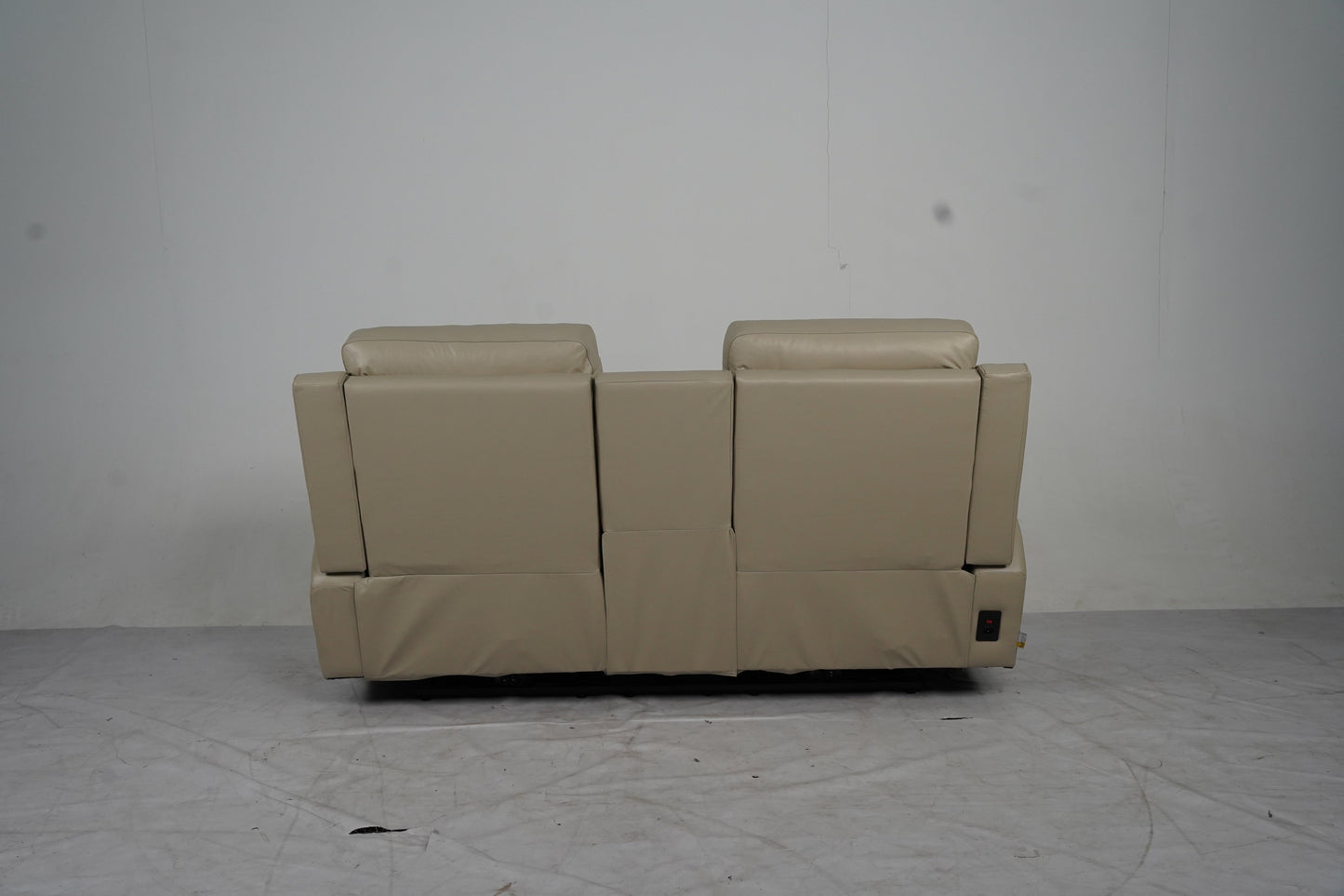 Masher Power Reclining Loveseat with Console and Lumbar