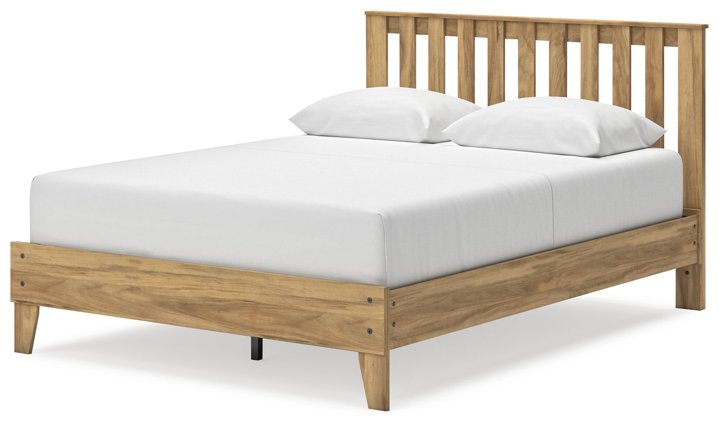 Bermacy Queen Platform Panel Bed