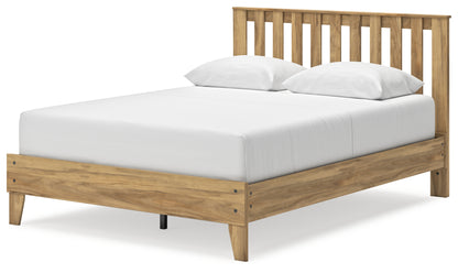 Bermacy Queen Platform Panel Bed