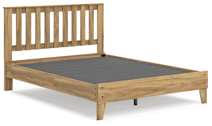 Bermacy Queen Platform Panel Bed