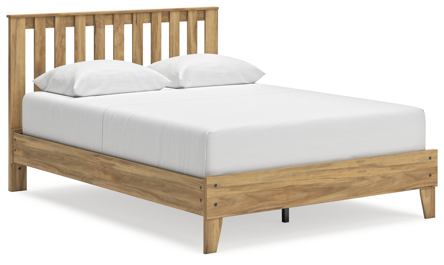 Bermacy Queen Platform Panel Bed