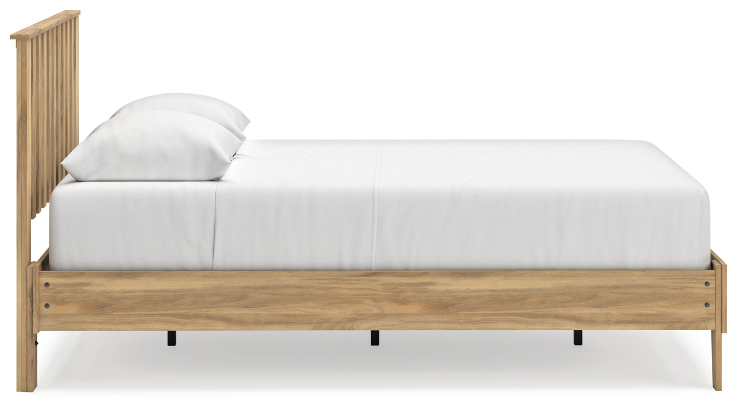 Bermacy Queen Platform Panel Bed