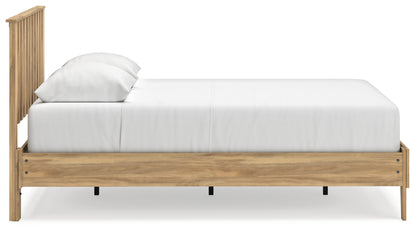 Bermacy Queen Platform Panel Bed