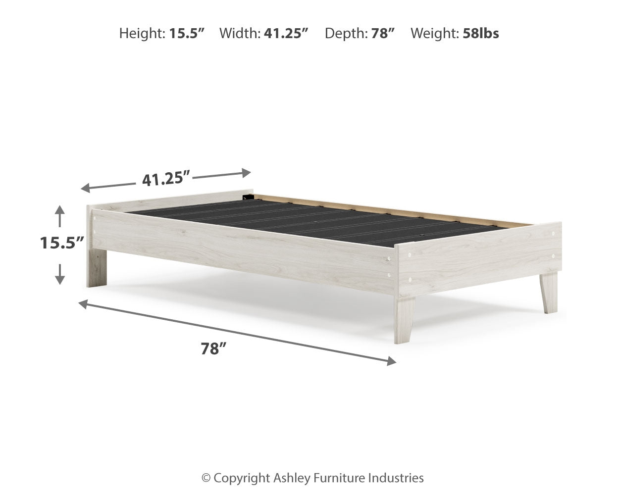 Socalle Twin Platform Bed