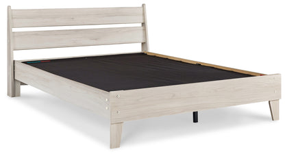 Socalle Queen Panel Platform Bed with Dresser and Nightstand