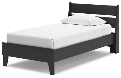 Socalle Twin Panel Platform Bed and Dresser