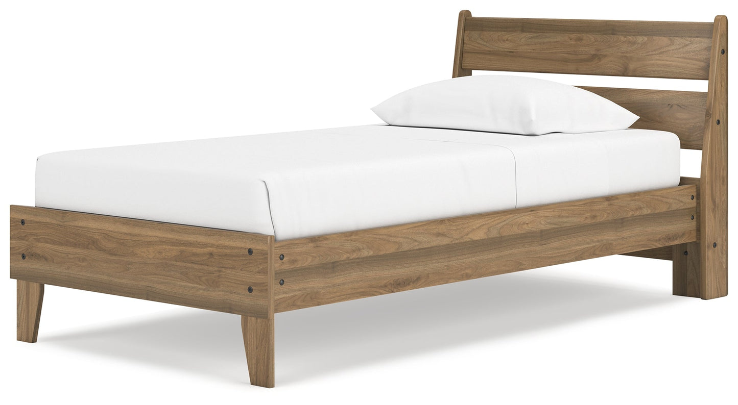 Deanlow Twin Platform Panel Bed