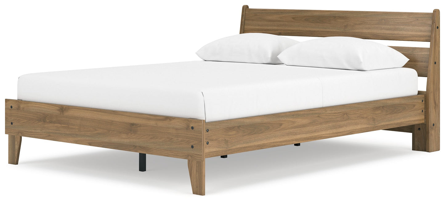 Deanlow Queen Platform Panel Bed