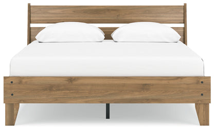 Deanlow Queen Platform Panel Bed