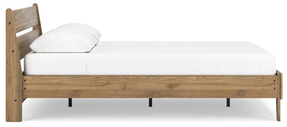 Deanlow Queen Platform Panel Bed