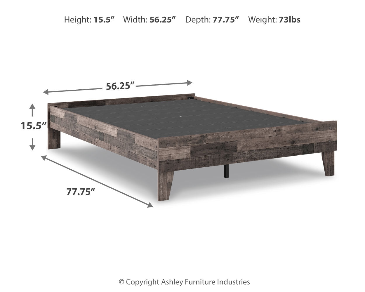 Neilsville Full Platform Bed