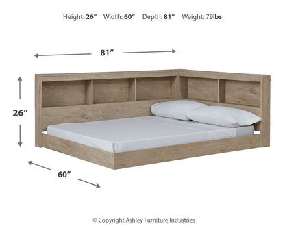 Oliah Full Bookcase Storage Bed