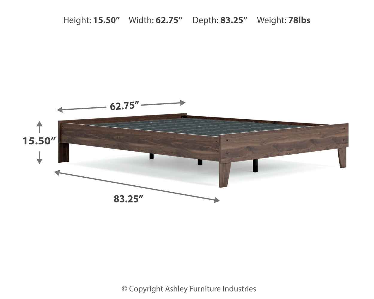 Calverson Queen Panel Platform Bed with Dresser and Nightstand