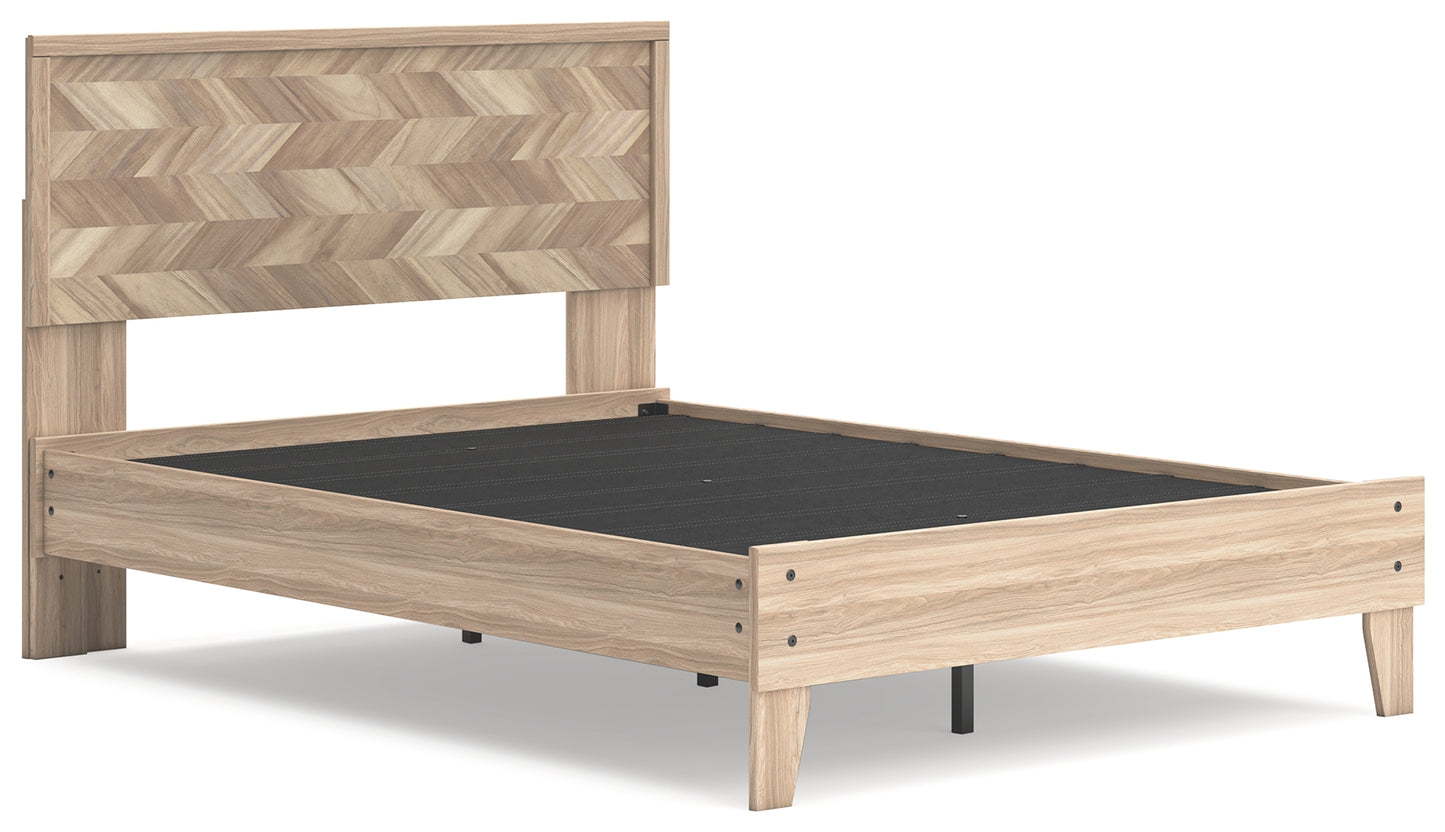 Battelle Full Panel Platform Bed