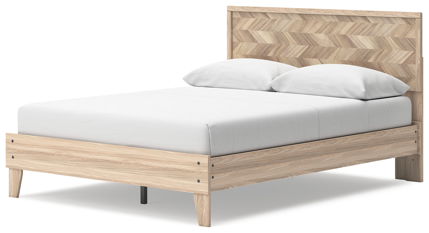 Battelle Queen Panel Platform Bed