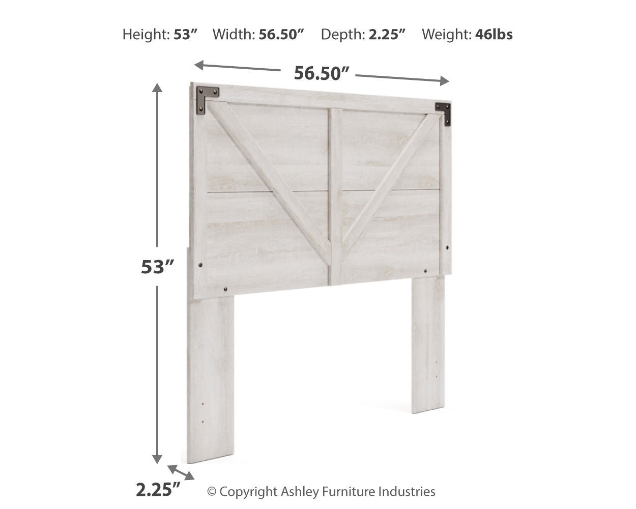 Shawburn Full Crossbuck Panel Headboard