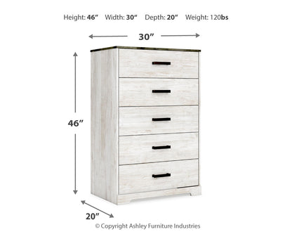 Shawburn Full Panel Bed with Chest