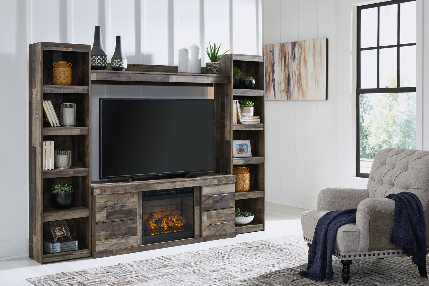Derekson 4-Piece Entertainment Center