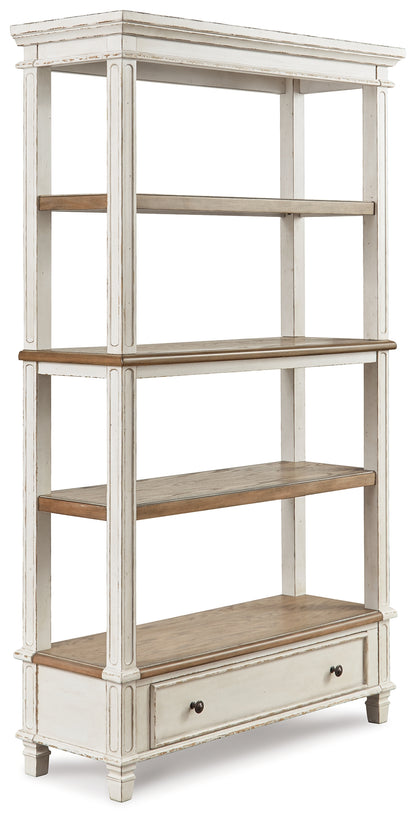 Realyn Lift-top Desk, L-shaped Desk and 4 Bookcases