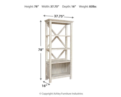 Carynhurst Home Office Desk, Bookcase and Printer Stand