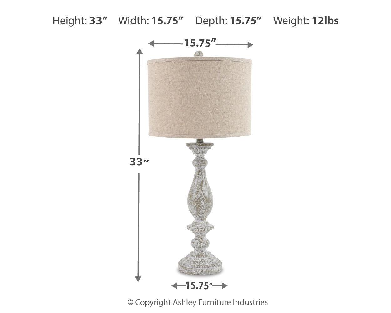 Bernadate Table Lamp (Set of 2)