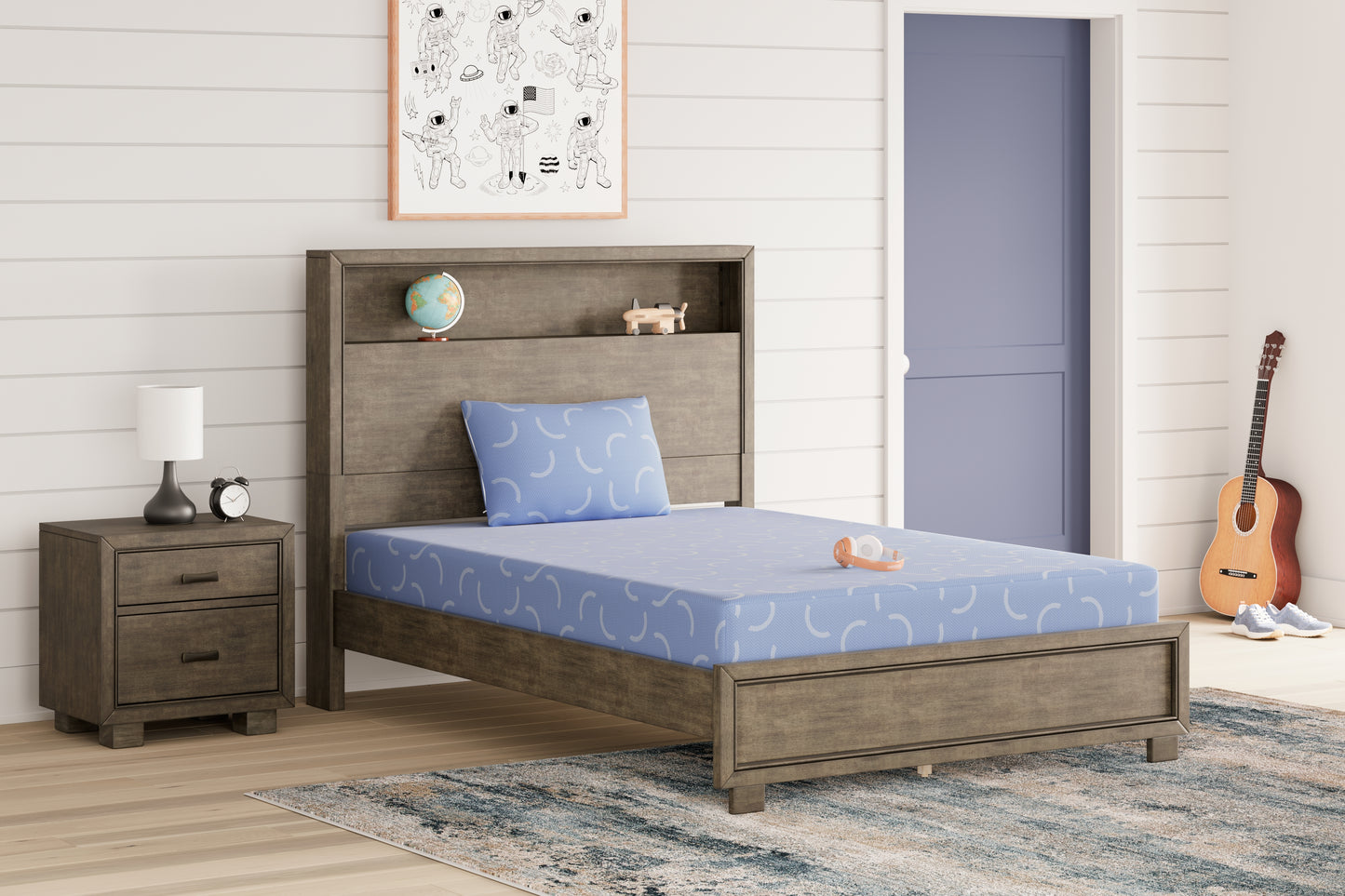 Dinsmore Twin over Twin Bunk Bed with Mattresses