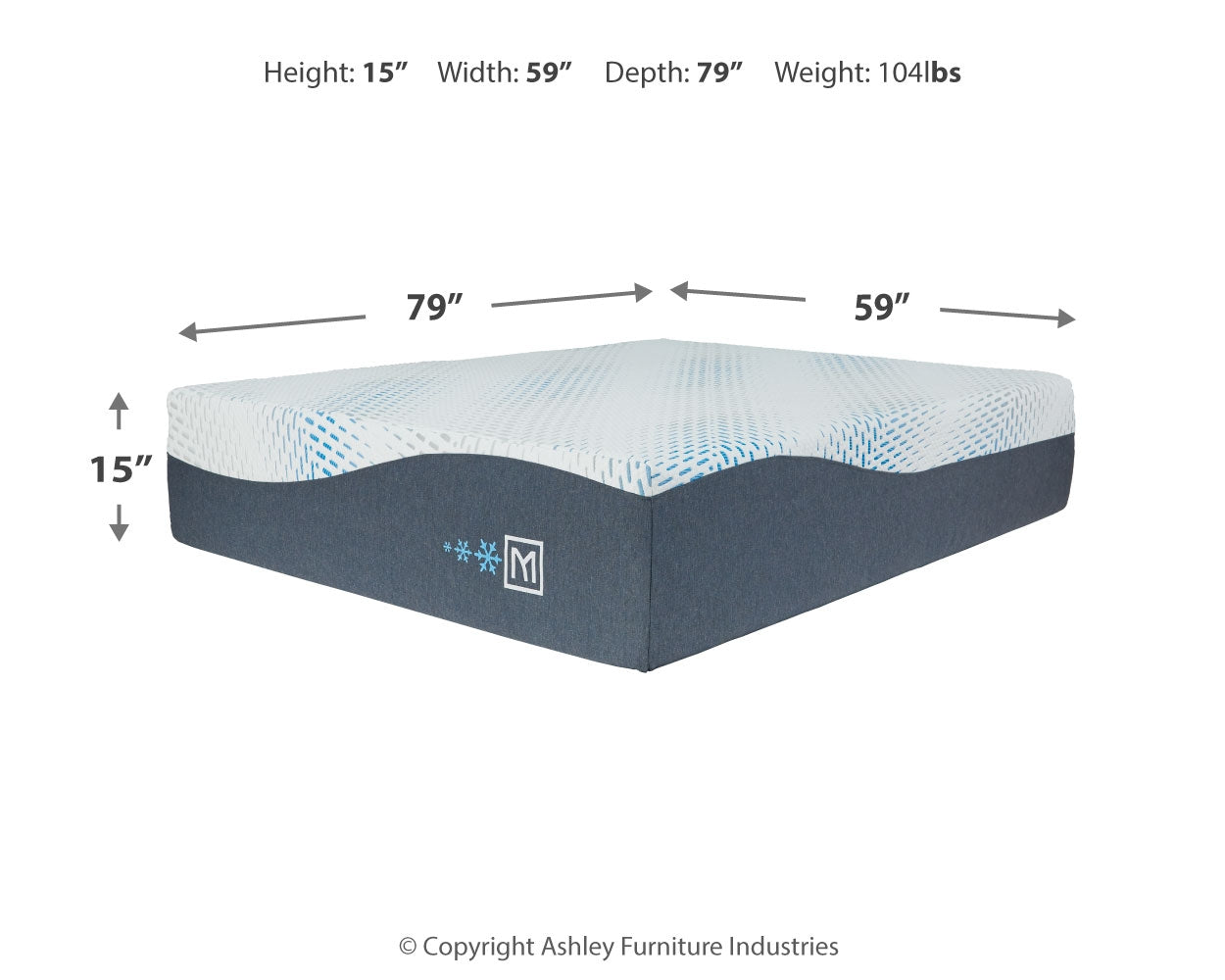 Millennium Luxury Plush Gel Latex Hybrid Twin XL Mattress