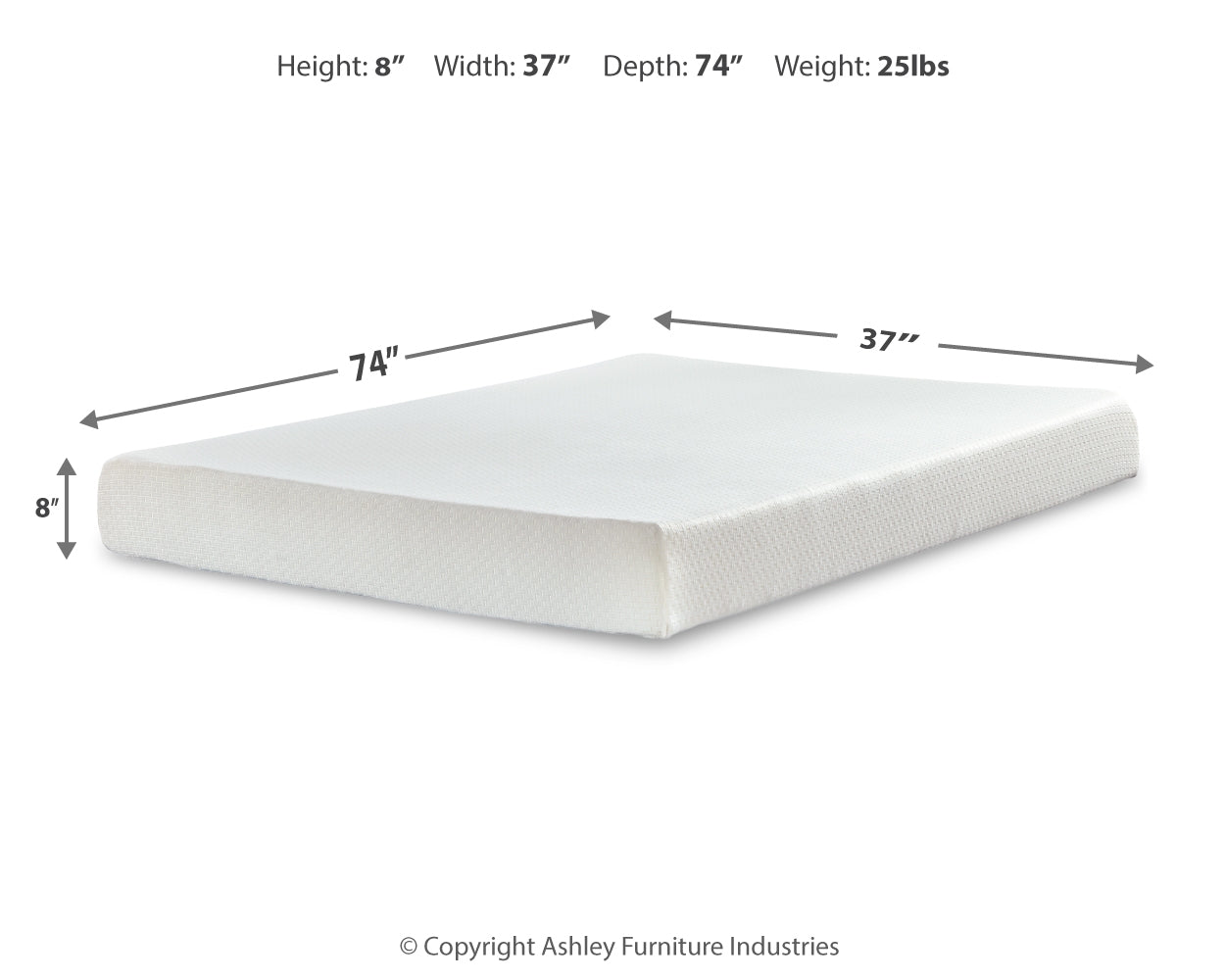 Dinsmore Twin over Twin Bunk Bed with 2 Mattresses