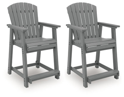 Sanctuary Beach Outdoor Counter Height Bar Stool (Set of 2)