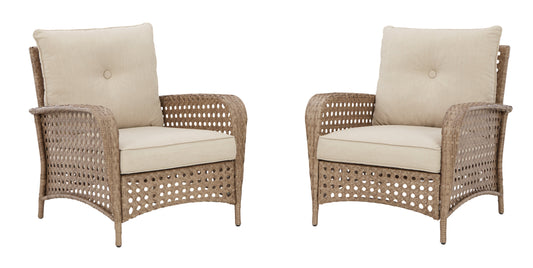 Braylee Lounge Chair with Cushion (Set of 2)