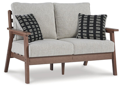 Emmeline Outdoor Loveseat with Cushion