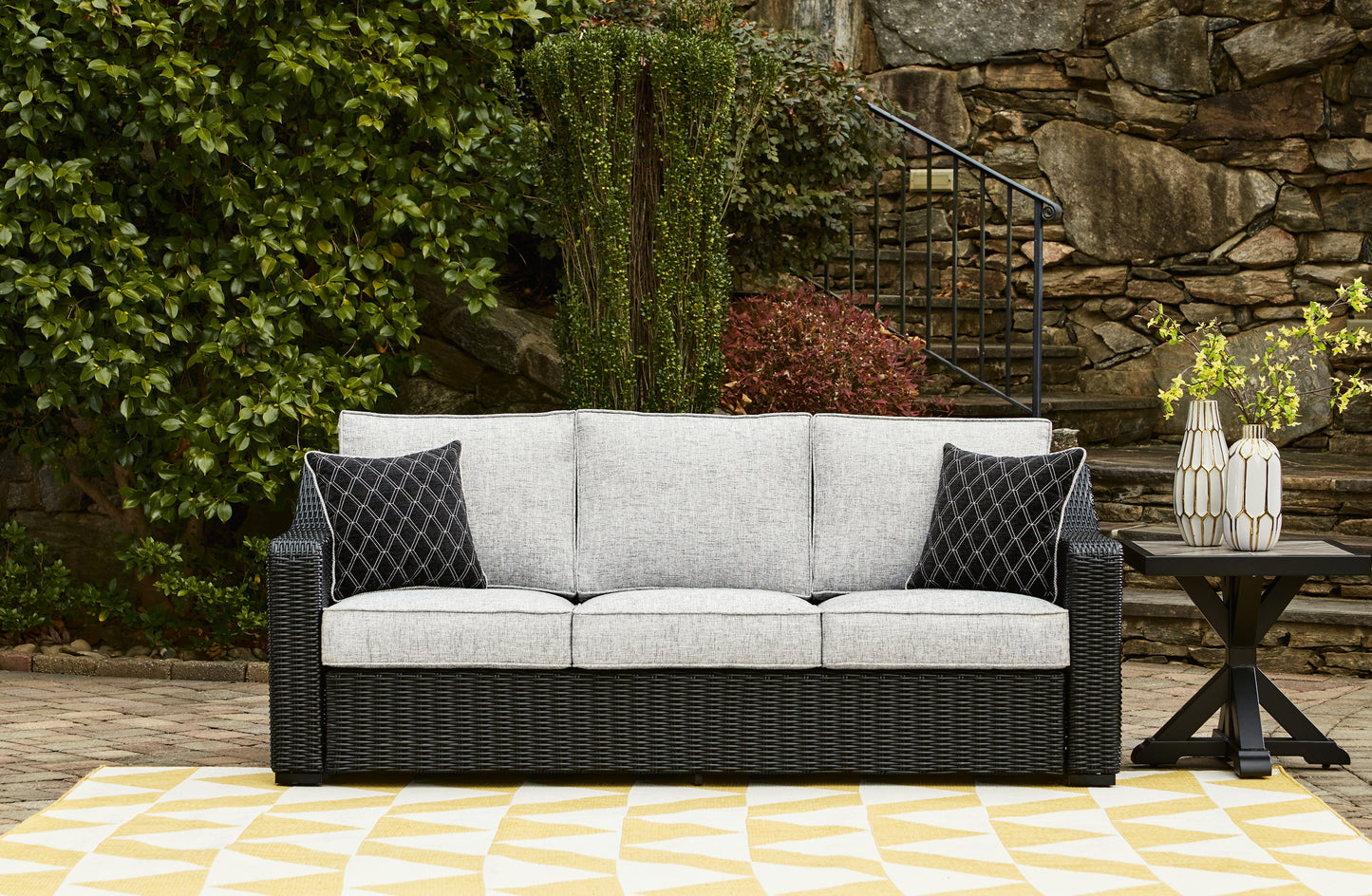 Beachcroft Outdoor Sofa and 2 Lounge Chairs