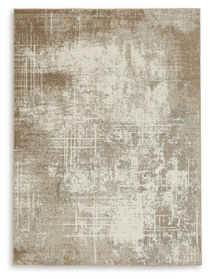 Grifflain 5'1" x 7' Washable Rug