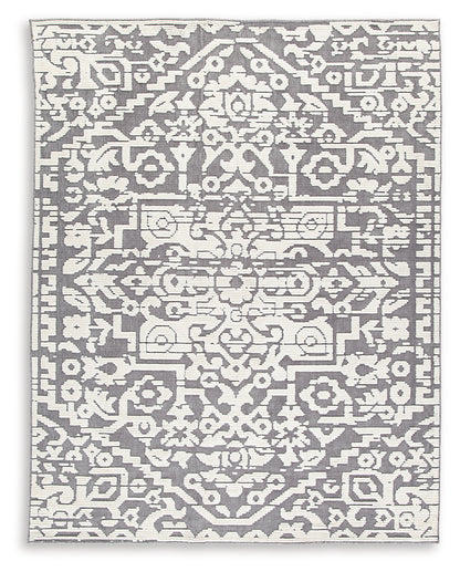 Oddetteley 7'8" x 10'1" Washable Rug