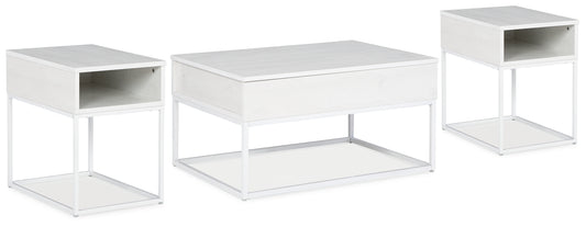 Deznee Lift-top Coffee Table and 2 End Tables