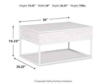 Deznee Lift-top Coffee Table and 2 End Tables