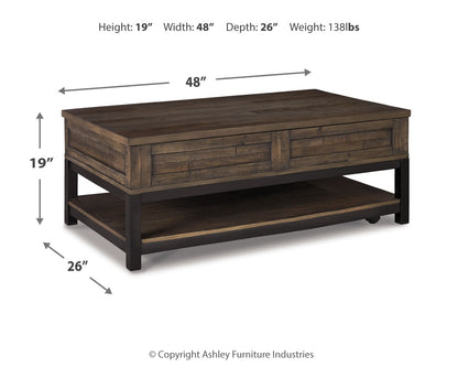 Johurst Lift-top Coffee Table and 2 End Tables