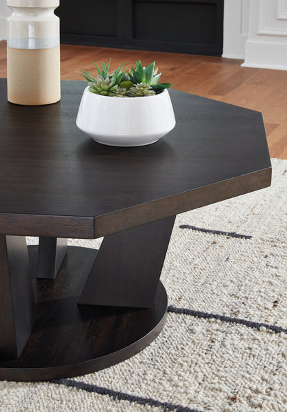 Chasinfield Coffee Table and 2 End Tables