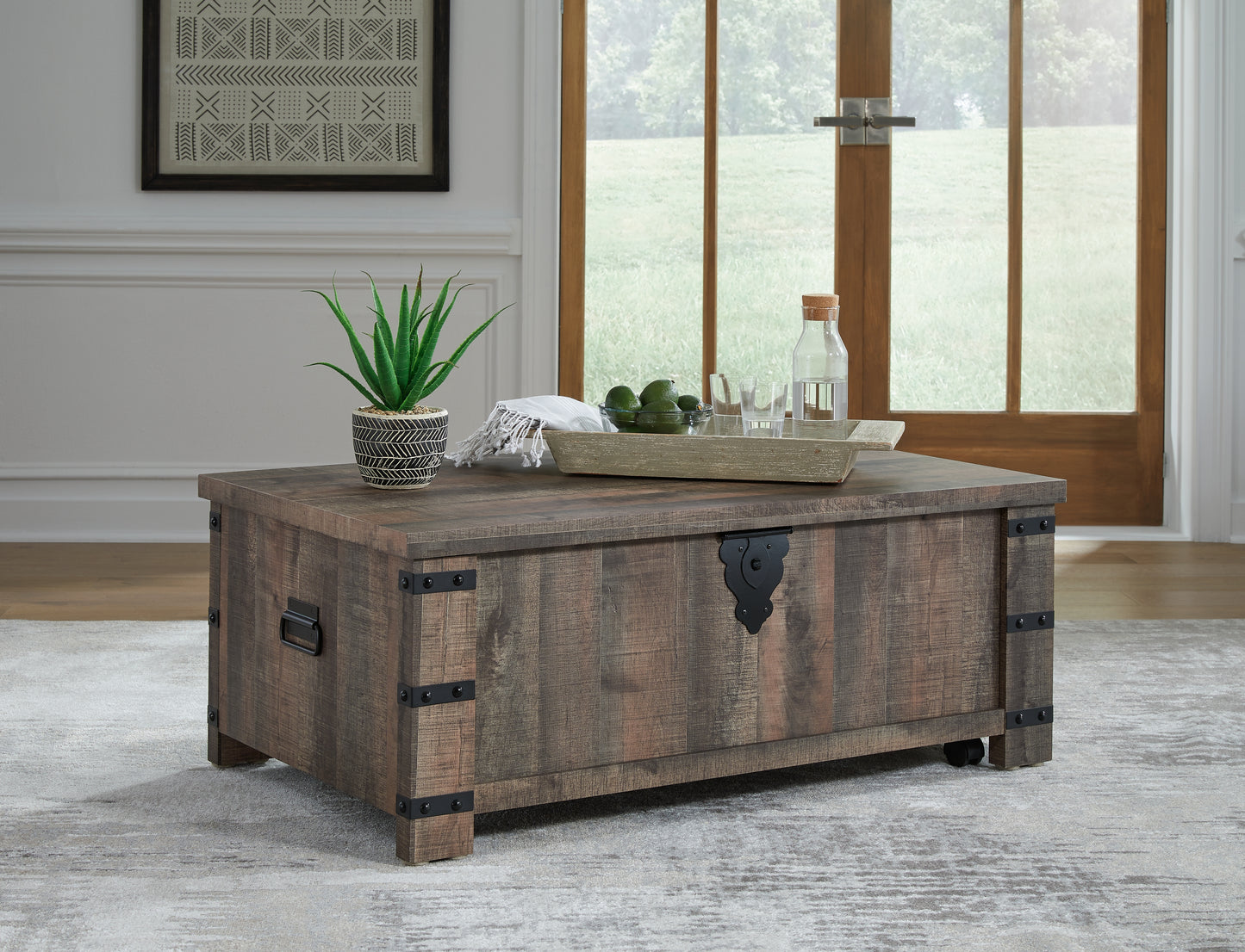 Hollum Coffee Table and 3 End Tables