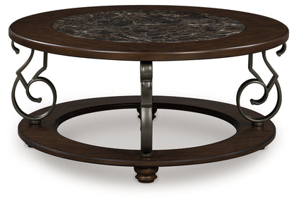 Frallyn Coffee Table and 2 Ends