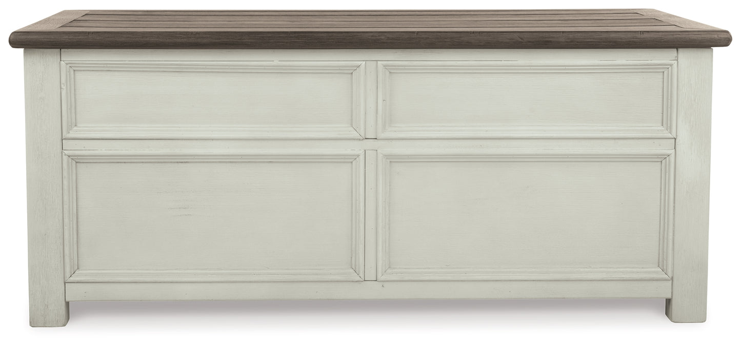 Bolanburg Coffee Table and 2 Chairside End Tables with Console