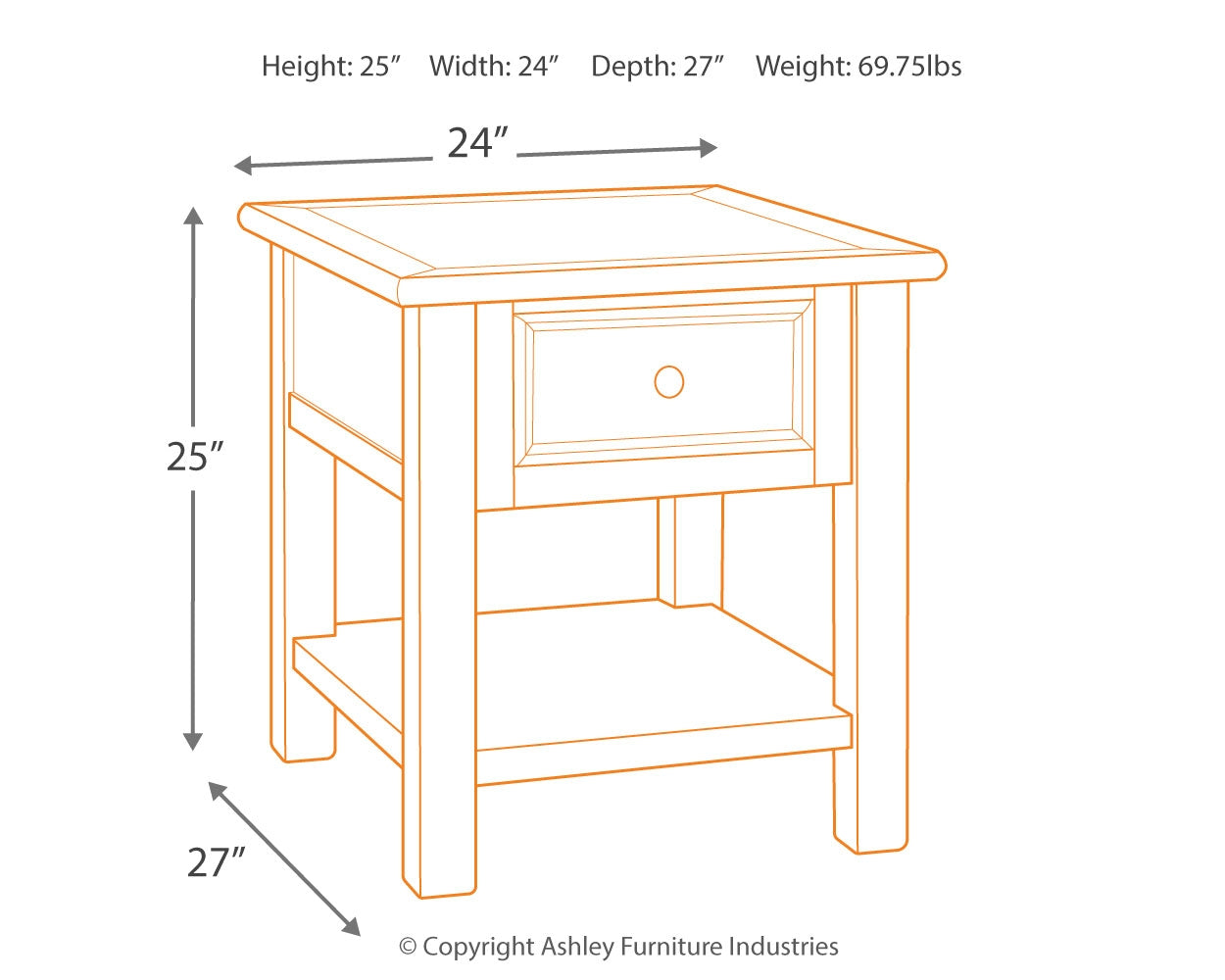 Bolanburg Coffee Table and 2 End Tables