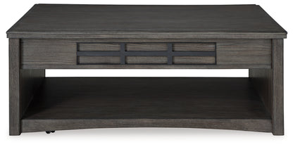 Montillan Lift-top Coffee Table and 2 End Tables
