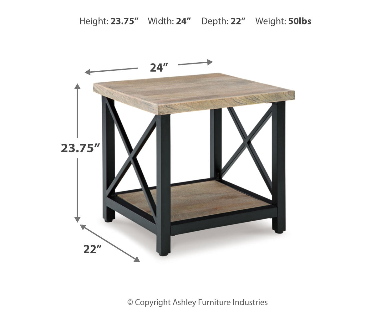 Bristenfort Coffee Table and 2 End Tables