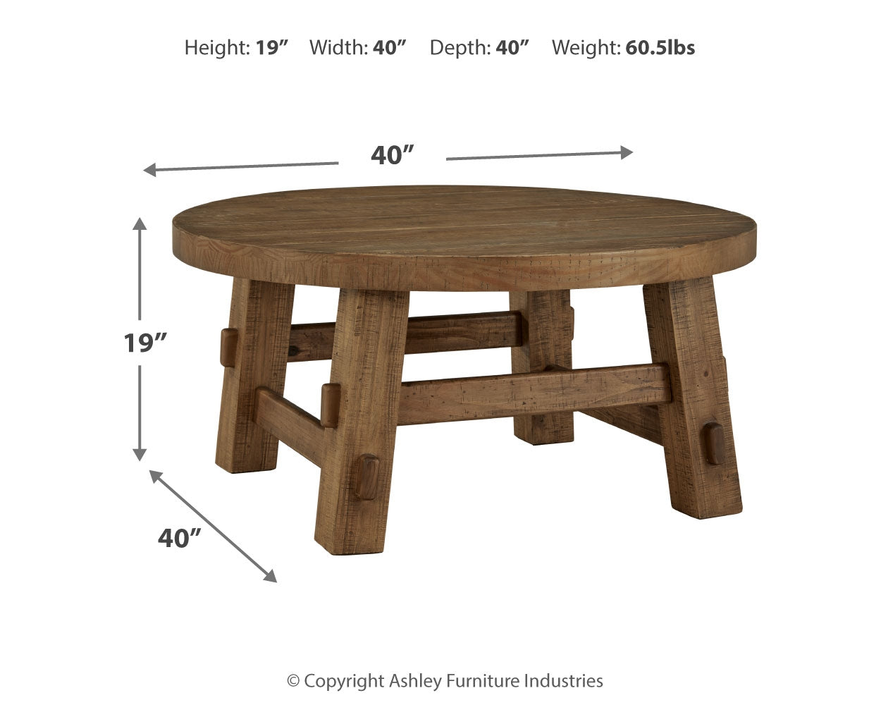 Mackifeld Coffee Table and 2 End Tables